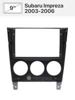 Переходная рамка 9" и комплект проводов для Subaru Impreza 2003-2006