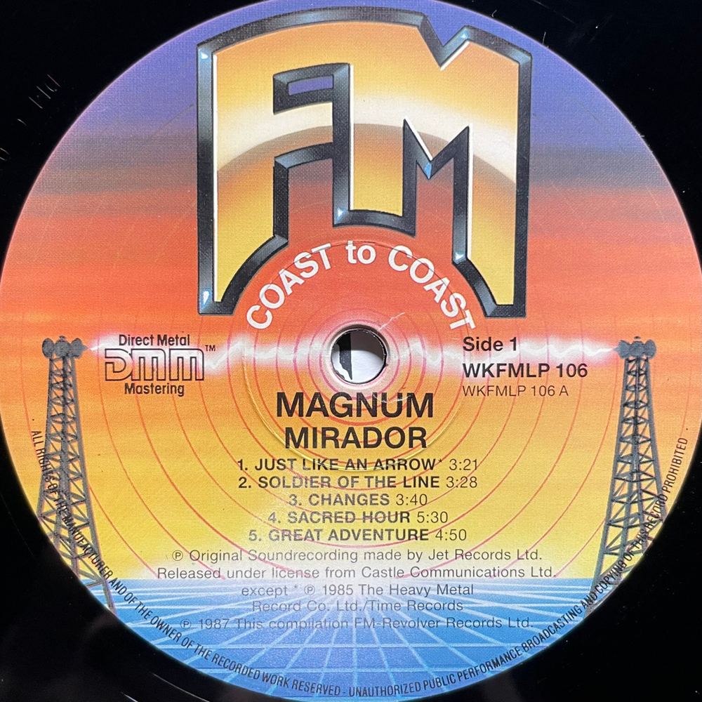 Magnum – Mirador (Англия 1987г.)
