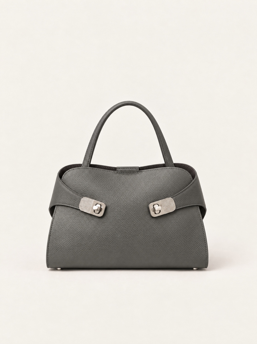 Кожаная сумка Helen DBR 31425 мышиный