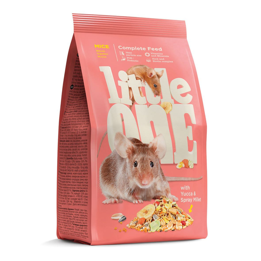 Little One корм для мышей декоративных пакет 400 г