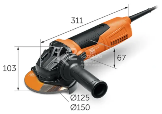 Углошлифовальная машина Fein CG 17-150