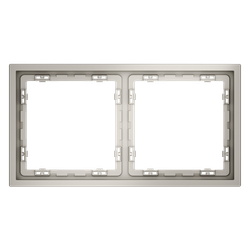 Рамка пластиковая VOLTUM S70 на 2 поста, (кашемир)