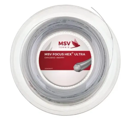 Струны теннисные MSV Focus Hex Ultra (200 m) - white