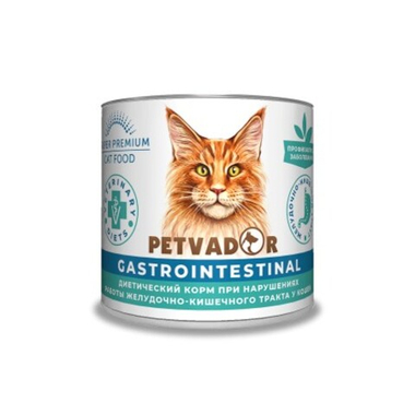 Petvador Veterinary Diets Gastrointestinal консервы для кошек 240 г