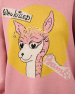 KIDILL ДЖЕМПЕР РОЗОВЫЙ WHO KILLED BAMBI