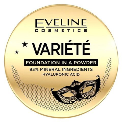 EVELINE VARIETE Минеральная компактная пудра для лица №11 LIGHT BEIGE 8г (*3*18)