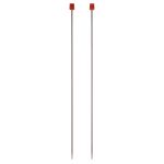 Спицы прямые металл ⌀3.5 мм, 35 см, 2 шт, никель, Visantia VTS-2