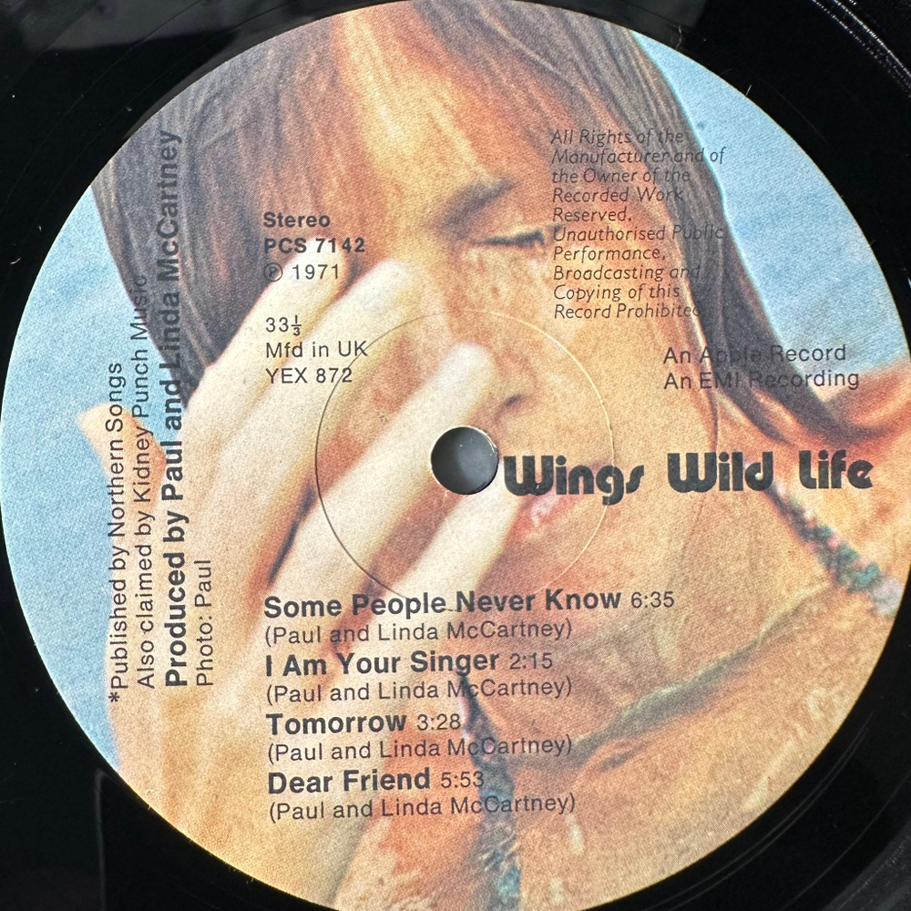 Wings – Wild Life (Англия 1971г.)