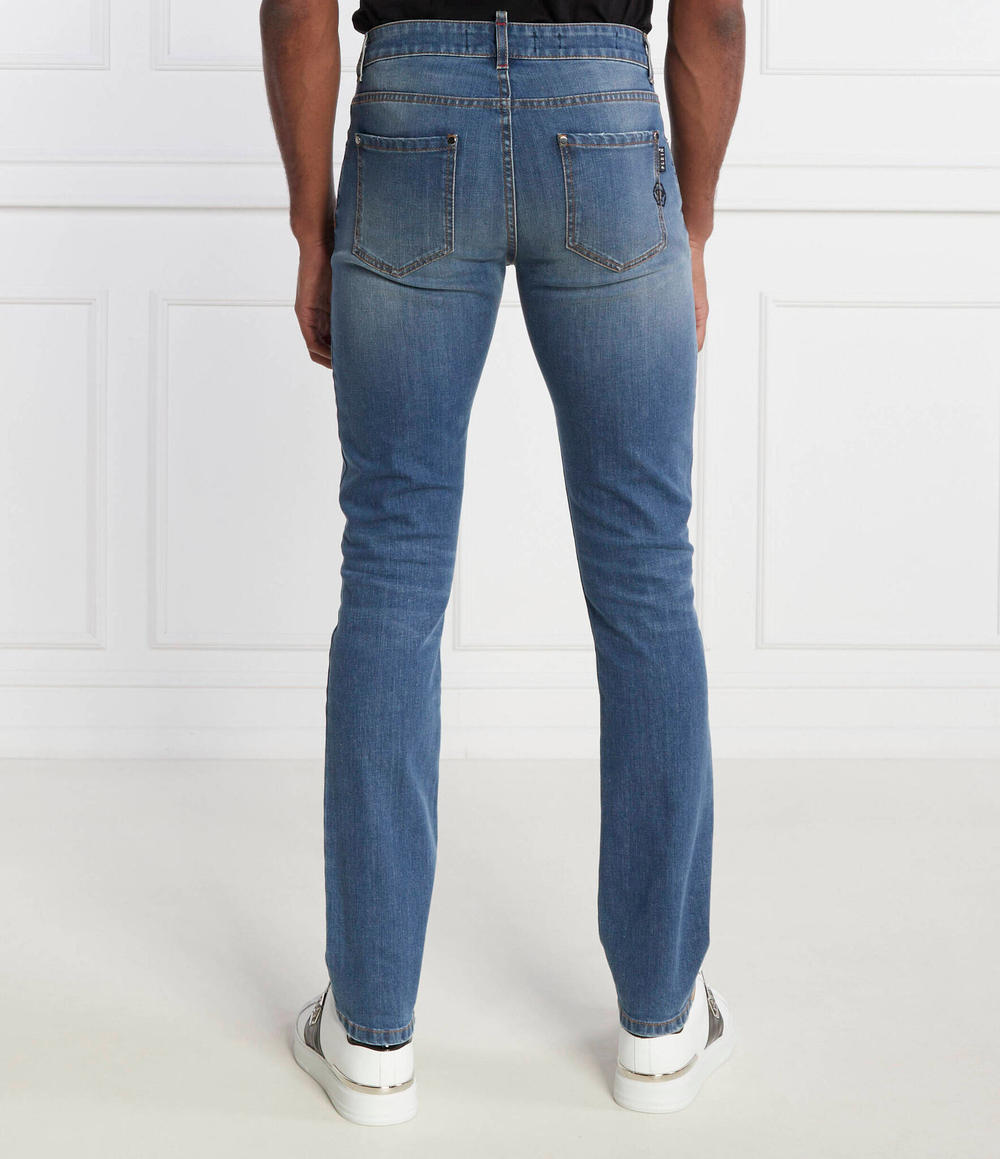Джинсы Supreme Philipp Plein - голубой(MDT3564 PDE004N)
