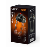 Фильтр магистральный 1" для холодной воды 10'' ВВ (прозрачный корпус) VRT