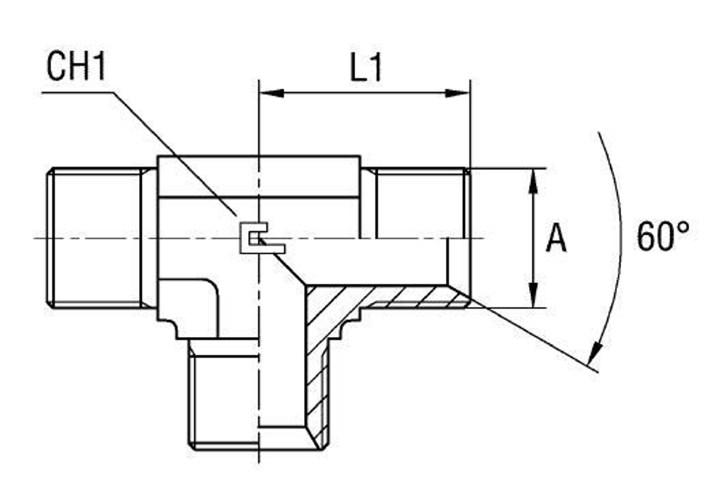 Соединение PT BSP 1/4