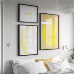 IKEA RÖDALM  (ИКЕА РЁДАЛМ)  -  Рамка - черная 40х50 см
