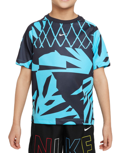 Футболка для мальчика теннисная Nike Dri-Fit Multi+ T-Shirt - baltic blue/white
