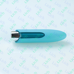 Голубой вибратор со снимающейся насадкой Nyx Key