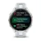Garmin Forerunner 965 белые, титановый безель, с белым ремешком