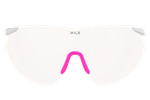 Спортивные очки с диоптриями HILX Domain Shiny White / Photochromic Red Mirror Lens