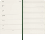 Еженедельник Moleskine Classic Soft (DSK1512WN2) 9х14см мягкая обложка зеленый