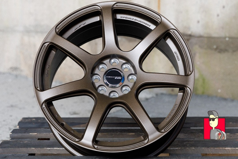 Комплект дисков Work T7R 17x7.5 et35 4x100/4x108