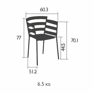 Дизайнерский стул  RITHMIC  CHAIR ( by Steel Arts )