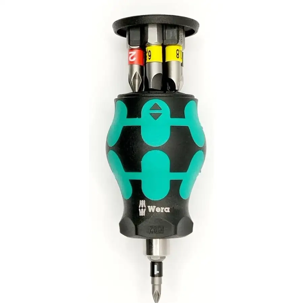 Отвёртка с набором бит Kraftform Kompakt Stubby WERA 05008886001