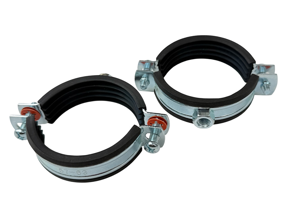 ТМС 2С Хомут оцинкованный с epdm M8 70-73мм