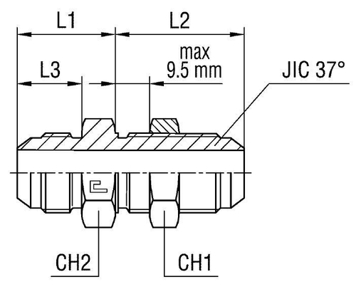 Соединение PD JIC 1.5/16"