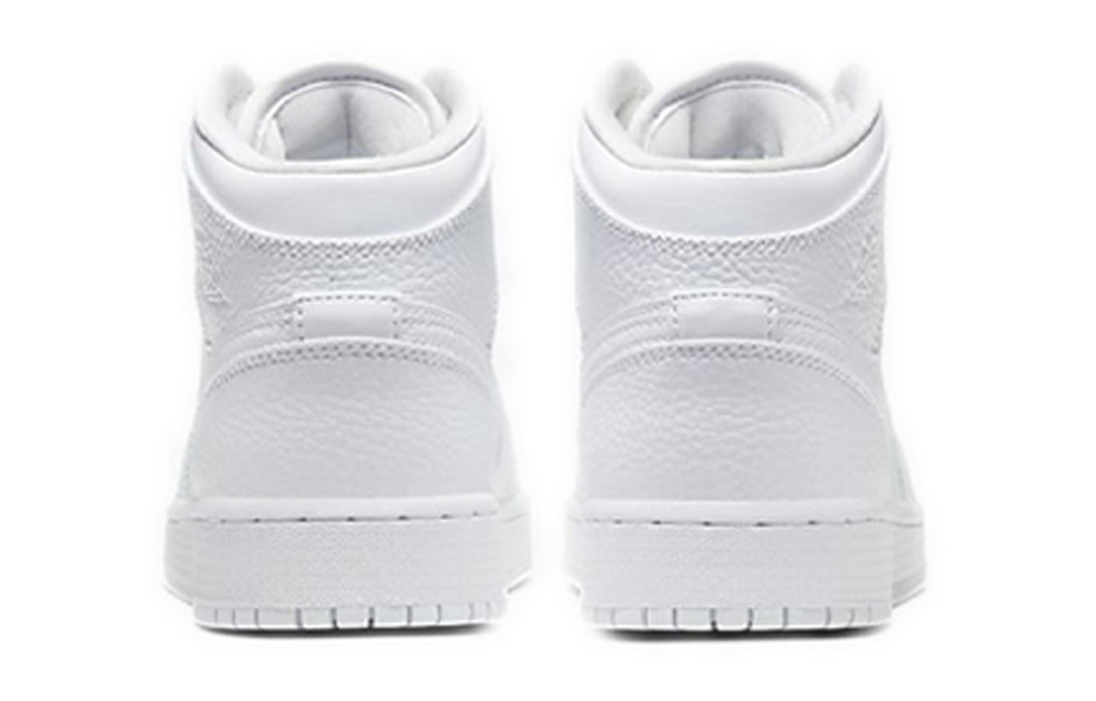 Jordan 1 Mid GS Triple White