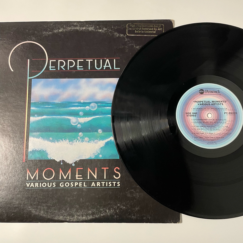 Винтажная виниловая пластинка LP Сборник Госпела Perpetual Moments (США 1978)