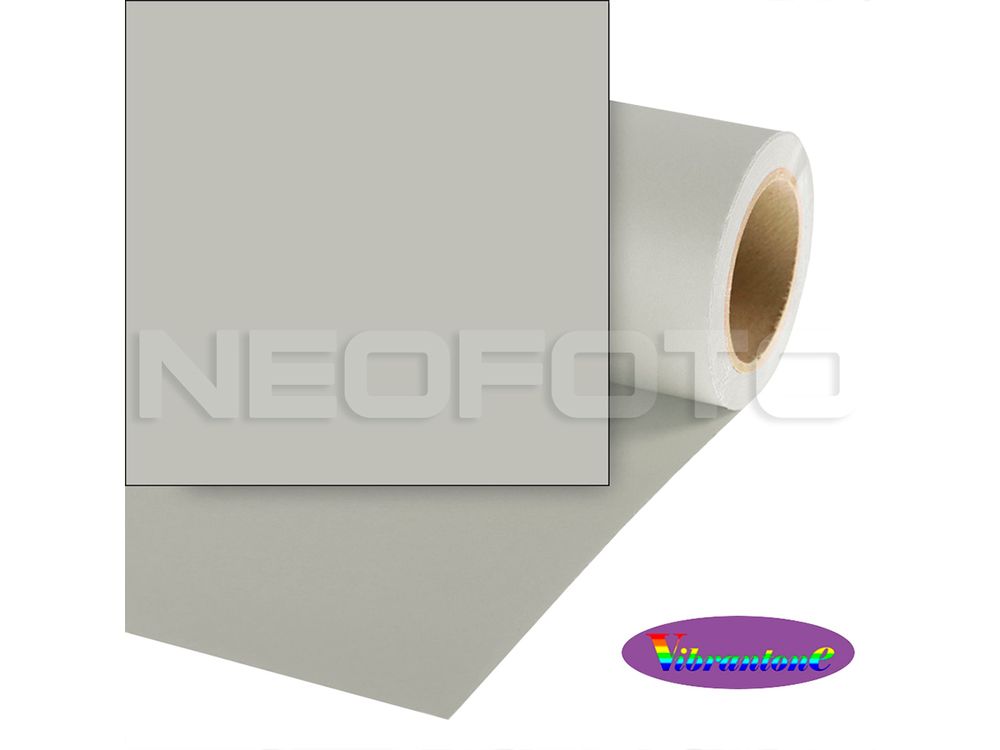 Фон бумажный Vibrantone VBRT1205 Pastel Grey 1.35x11м серый