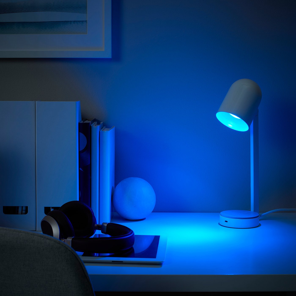 IKEA KAJPLATS  (ИКЕА КАЙПЛАТС)  -  Лампочка LED GU10 470 лм - умная, цветной и белый спектр