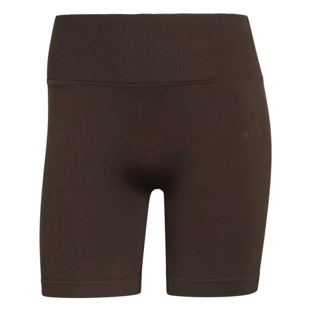 Женские теннисные шорты Adidas Workout Essentials Scrunch Knitted - aurora cofee