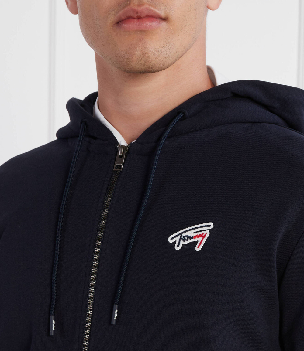 Худи TJM REG SIGNATURE ZIP-THRU Tommy Jeans - темно-синий(DM0DM16798)