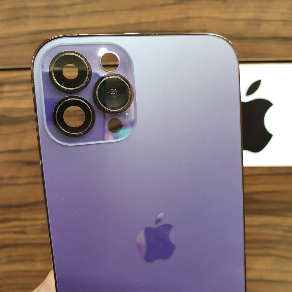 Корпус для iPhone 11 в стиле iPhone 14Pro (цвет: Феолетовый)