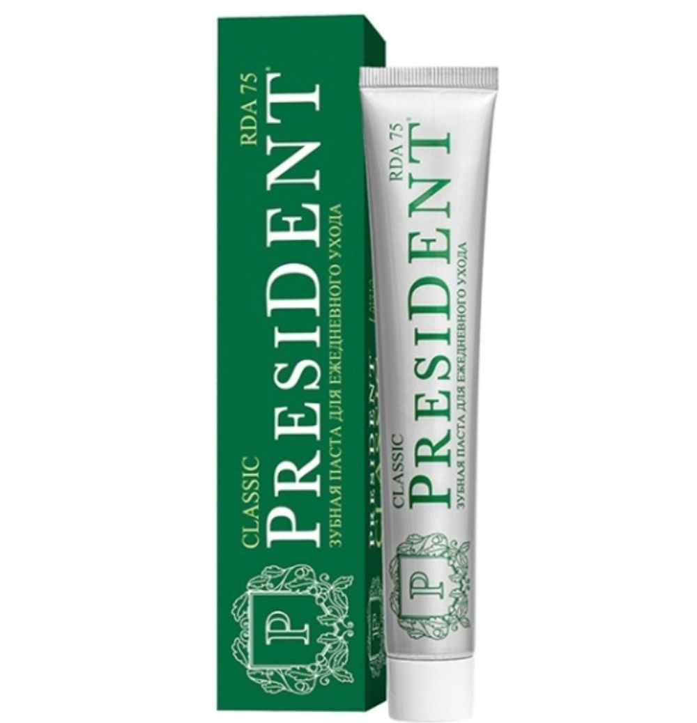 Паста зубная President Classic 75г