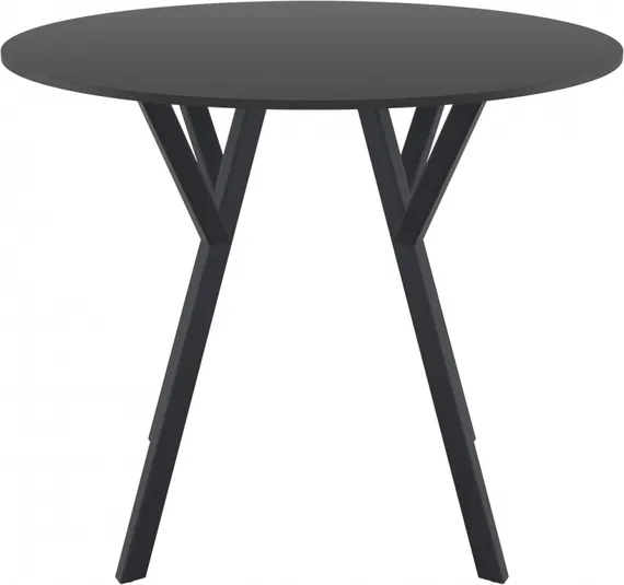 Стол пластиковый Max Table Ø90, черный