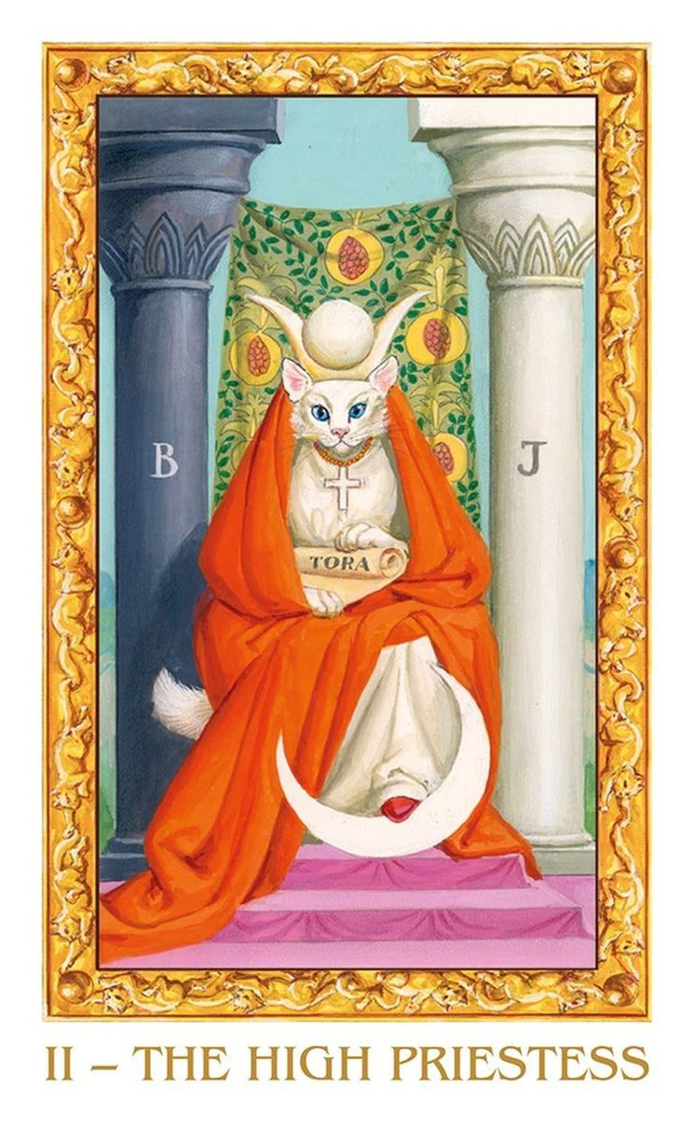 Мини Таро Белых Кошек / Mini White Cats Tarot.