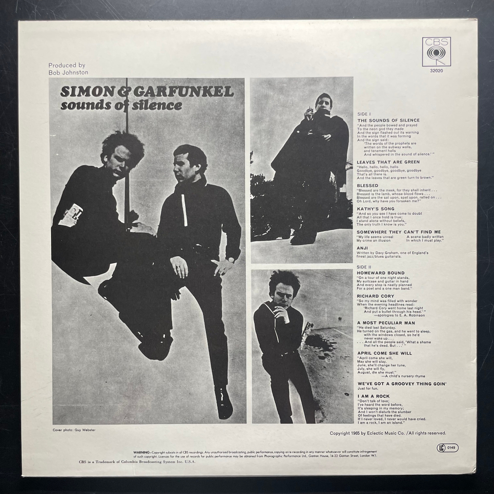 Simon & Garfunkel ‎– Sounds Of Silence (Англия)