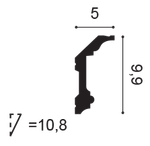 Карниз потолочный C321