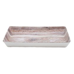 Блюдо 32,2*17,3*6,2 см прямоуг. с бортом Birch 1700 мл пластик меламин P.L. Proff Cuisine