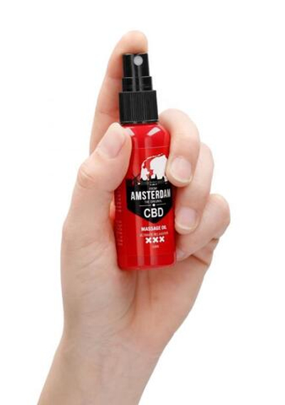 Стимулирующее массажное масло CBD from Amsterdam Massage Oil - 50 мл.