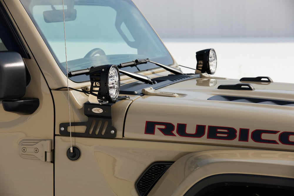 Кронштейны крепления светодиодных фар для Jeep Wrangler JL Gladiator JT 2018-2026