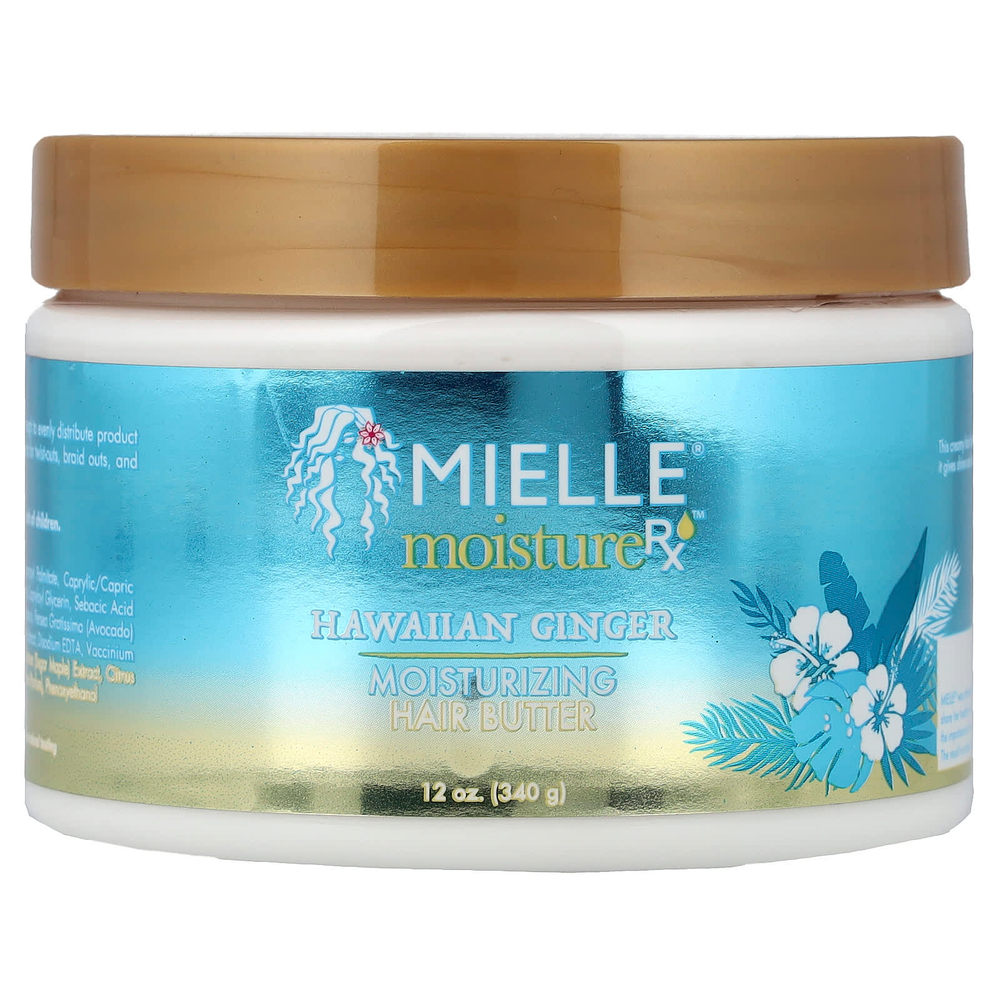 Mielle, Moisture RX™, увлажняющее масло для волос, гавайский имбирь, 340 г (12 унций)