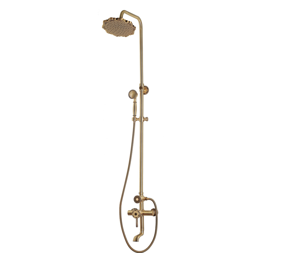 Комплект одноручковый для ванны и душа Bronze de Luxe 10120F