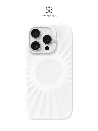 Чехол для iPhone 16 Pro Max корунд белый