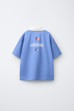 ZARA ФУТБОЛКА ПОЛО ФРАНЦИЯ FIFA WORLD CUP ™ 2026, СИНИЙ