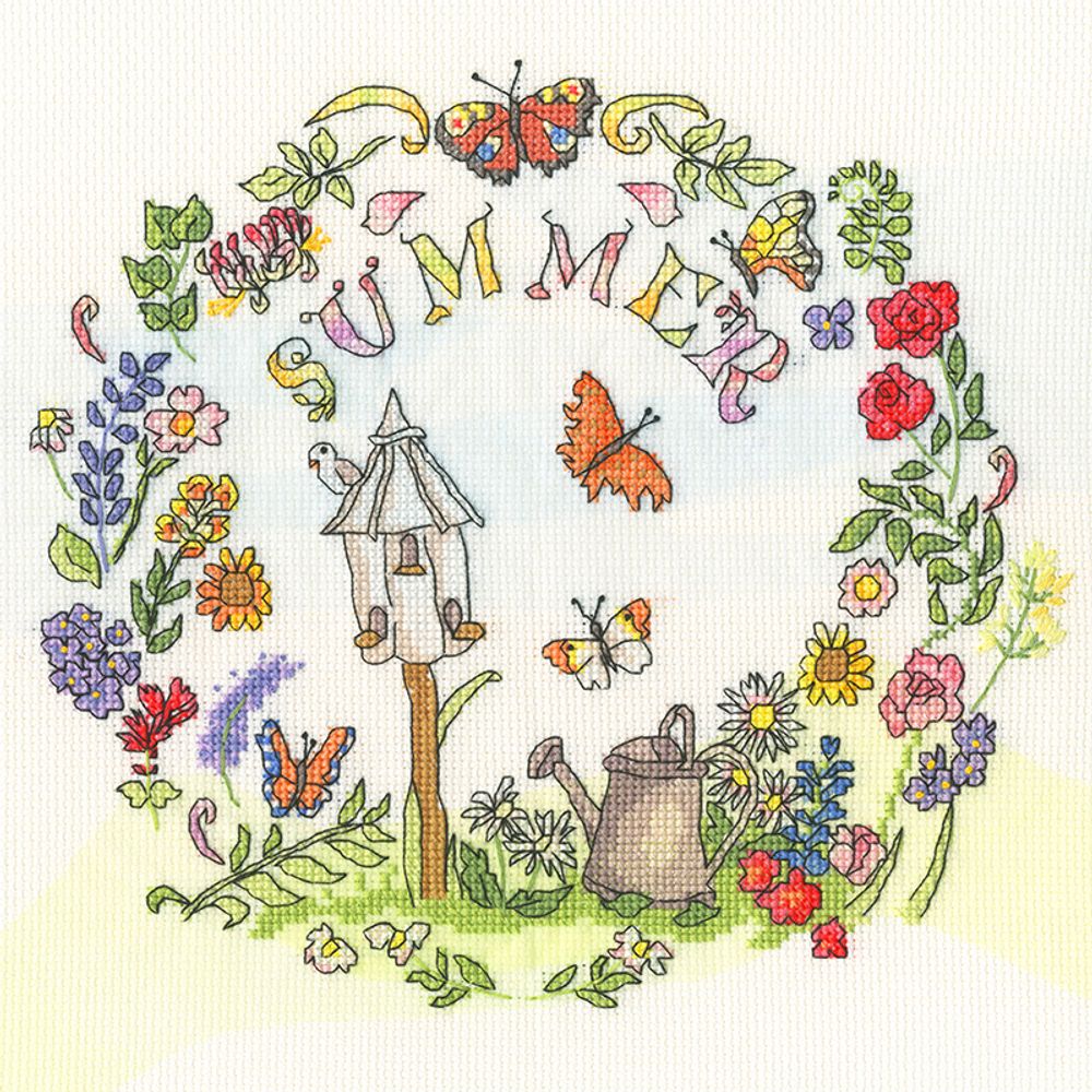 Набор для вышивания нитками Bothy Threads, Summer Time, 24х24 см Набор для вышивания нитками Bothy Threads, Summer Time, 24х24 см