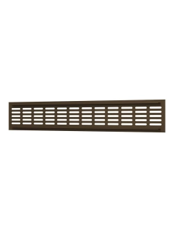 Решетка вентиляц. 480 x 80 мм Era 4808DP Al Dark bronze