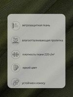 Оксфорд 600D PU1000 220 г/м², 150 см / 1 метр, ОКС.TBY600D.S305.1, S305 хаки
