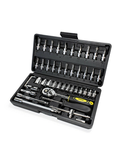 Набор инструментов 46пр. 1/4''(6гр.) (4-14мм) WMC TOOLS WMC-2462-5