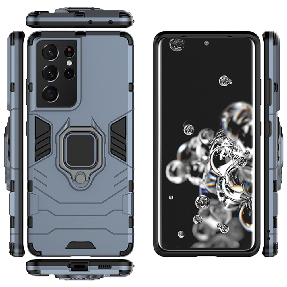 Противоударный чехол с кольцом Panther Case для Samsung Galaxy S21 Ultra
